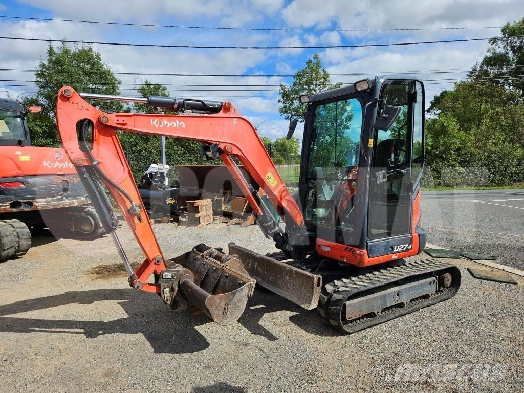 Kubota U 27 Mini ekskavatori < 7 t