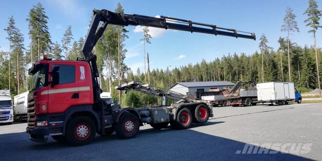 Scania R420 Smagās mašīnas ar celtni