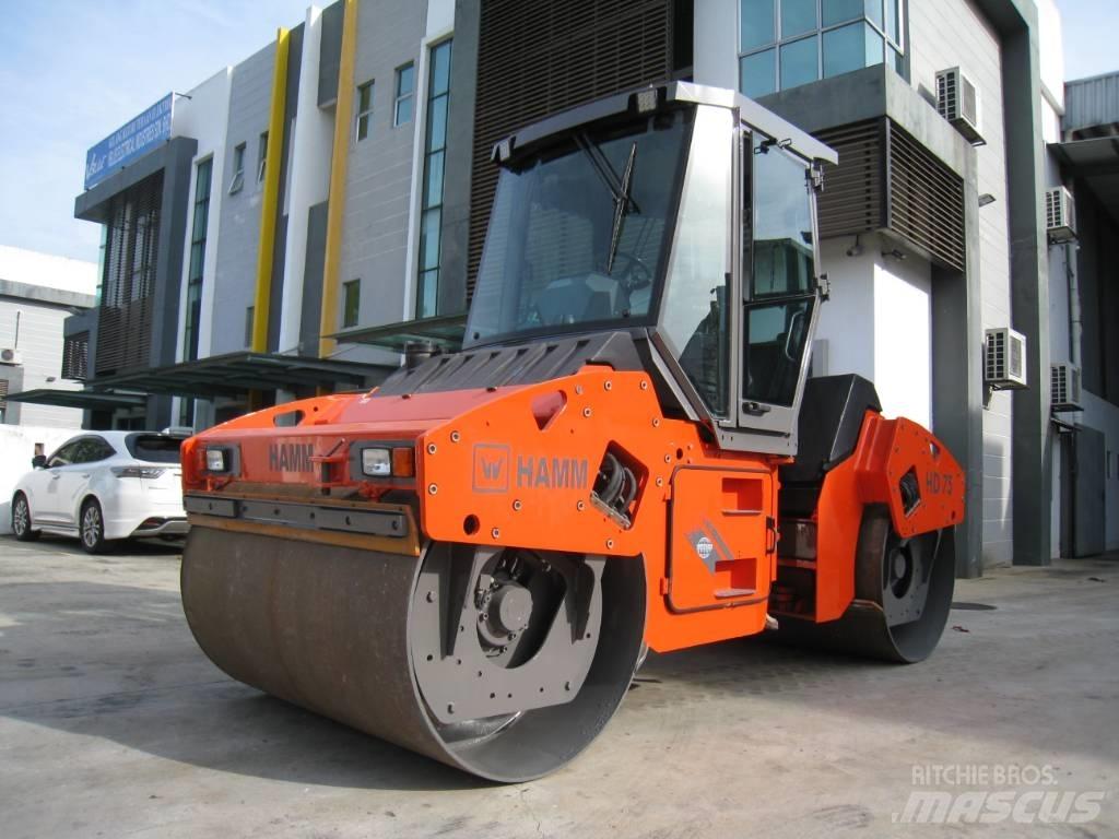 Hamm HD 75 Divvalču grunts veltņi