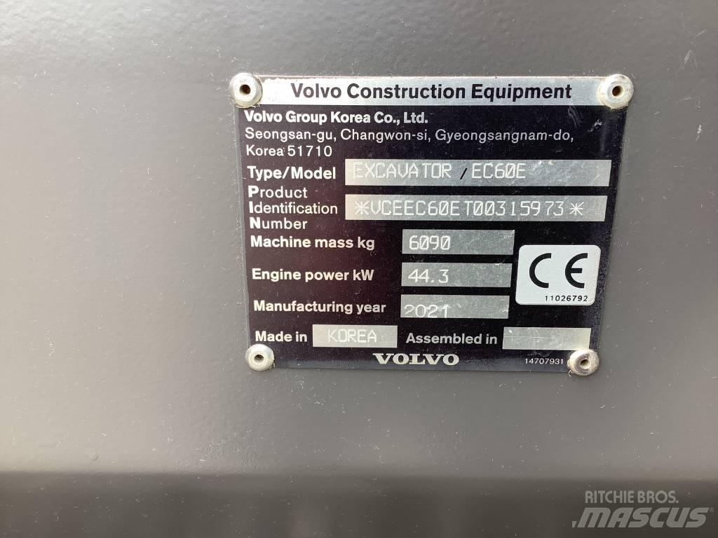 Volvo EC 60 E Kāpurķēžu ekskavatori