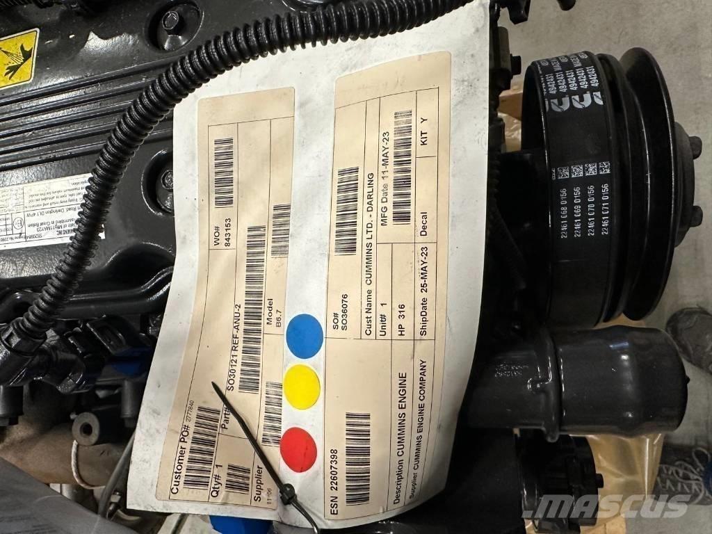 Cummins B6.7 FR95272 Lauksaimniecība- Citi