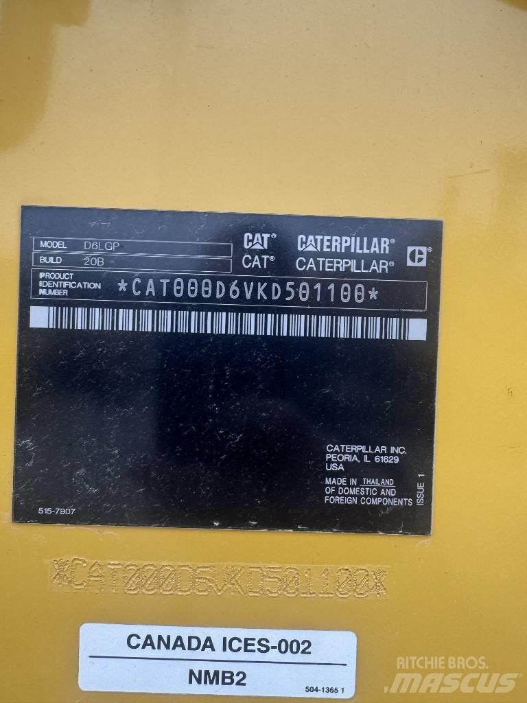 CAT D6 LGP Kāpurķēžu buldozeri