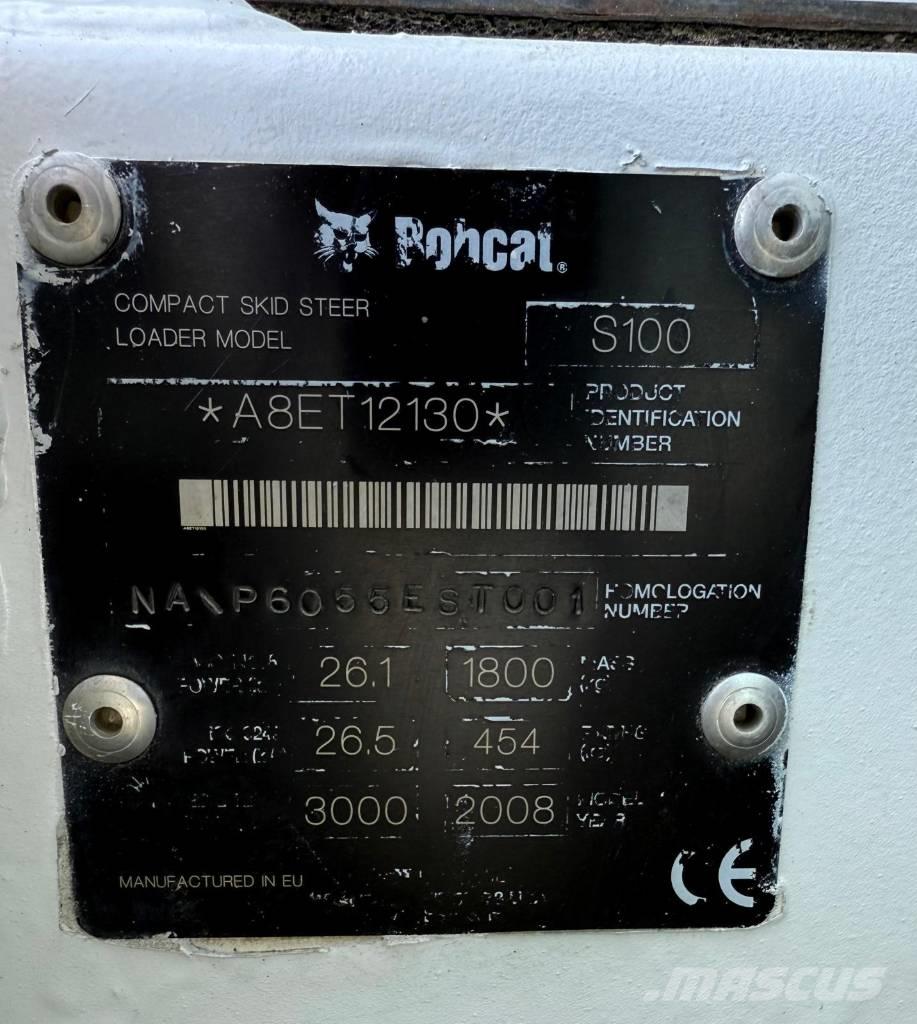 Bobcat S 100 Lietoti riteņu kompaktiekrāvēji