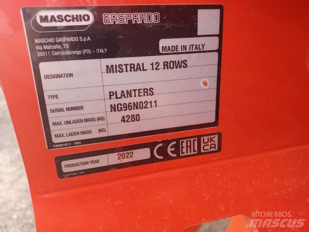Maschio Mistral 12R Precīzās izsējas sējmašīnas 