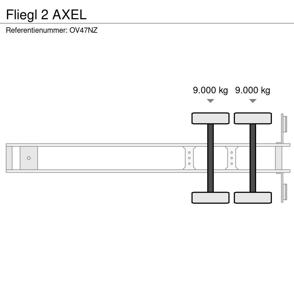 Fliegl 2 AXEL Zemie treileri