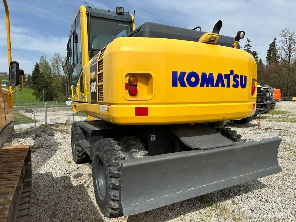 Komatsu PW 160-8 Ekskavatori uz riteņiem