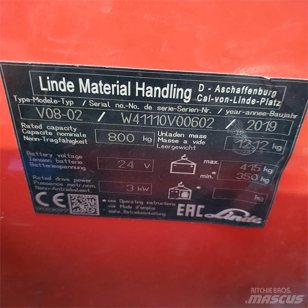 Linde V08-02 Pasūtījumu savācējs vidējam augstumam