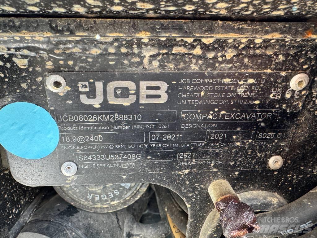 JCB 8026CTS Kāpurķēžu ekskavatori