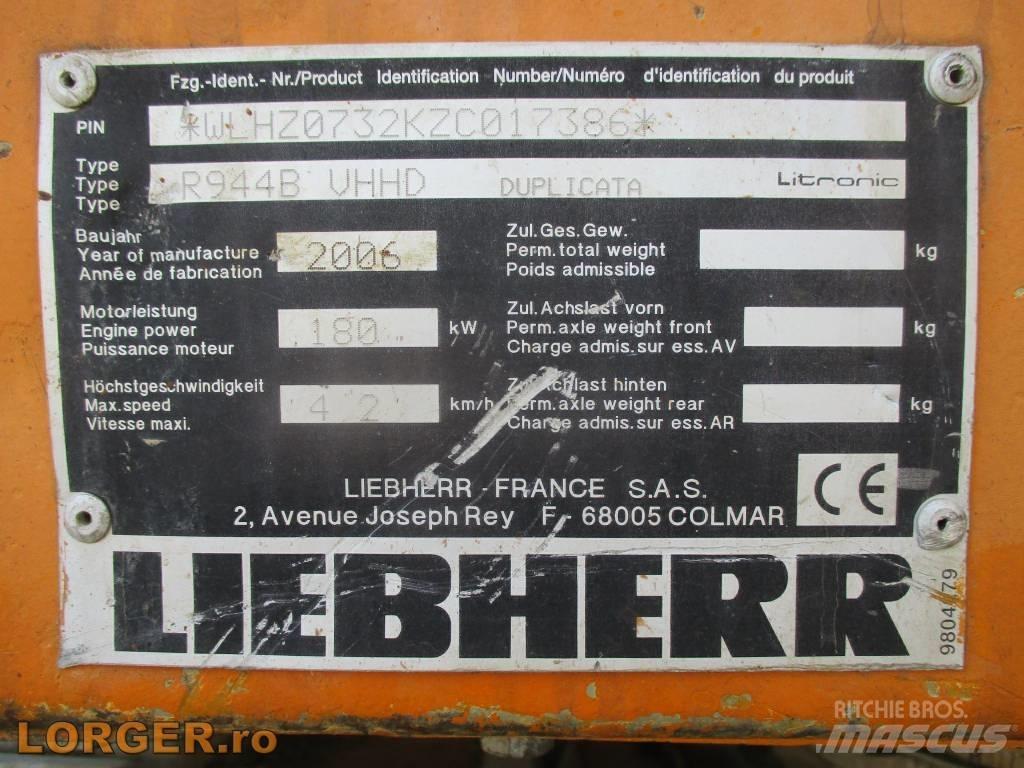 Liebherr R 944B VHHD Demontāžas ekskavators