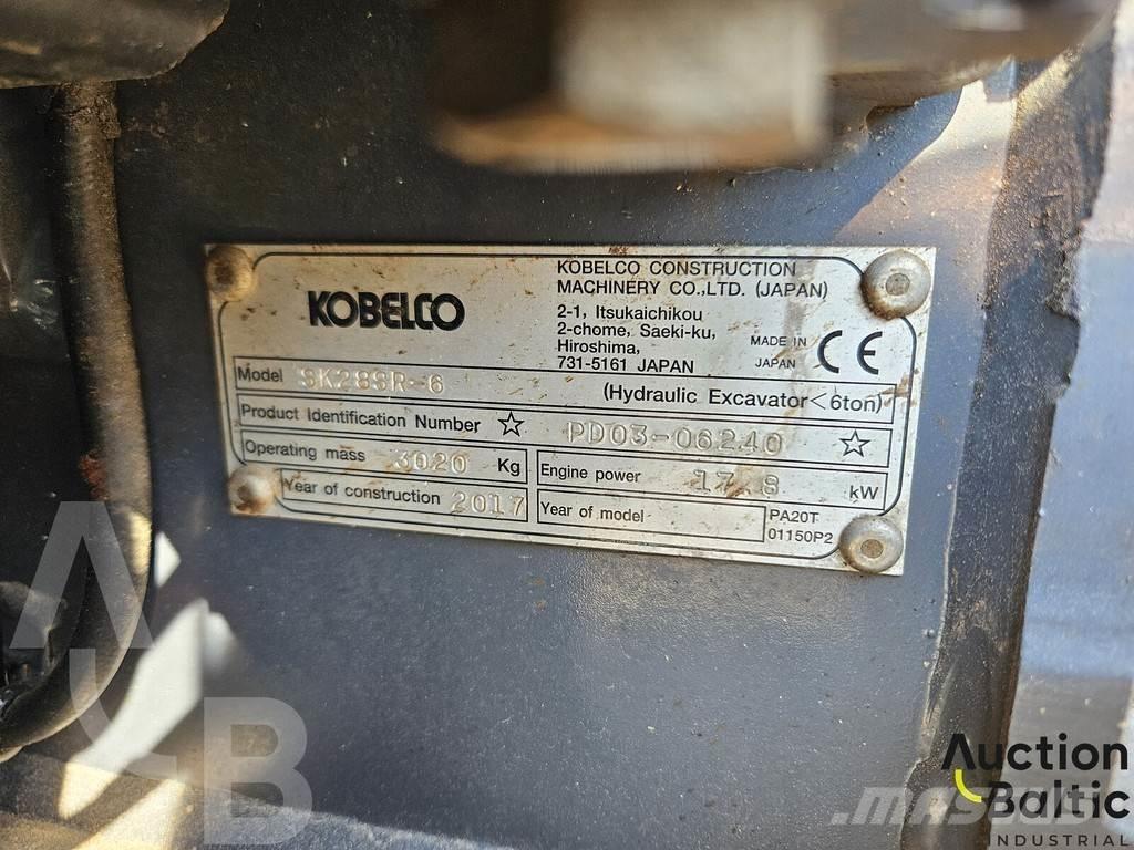 Kobelco SK28SR-6 Mini ekskavatori < 7 t