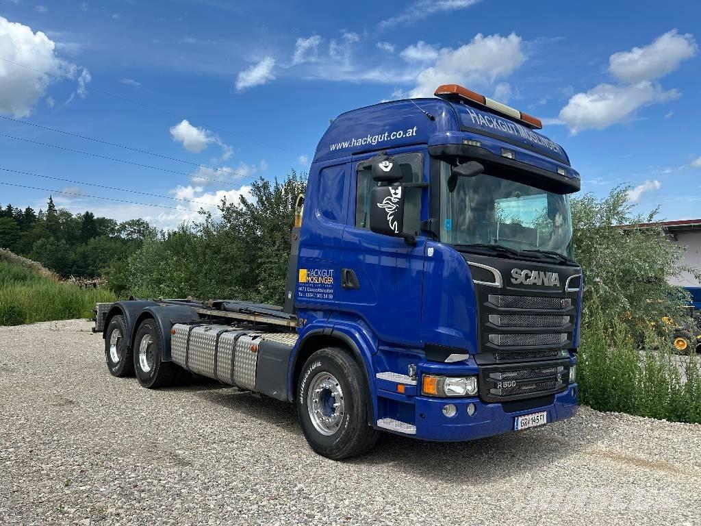Scania R500 Treileri ar āķi