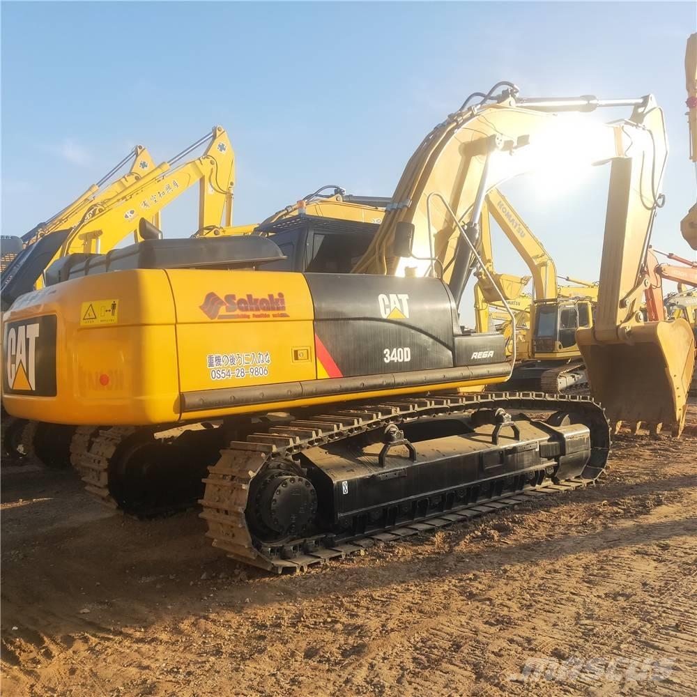 CAT 340D2 Kāpurķēžu ekskavatori