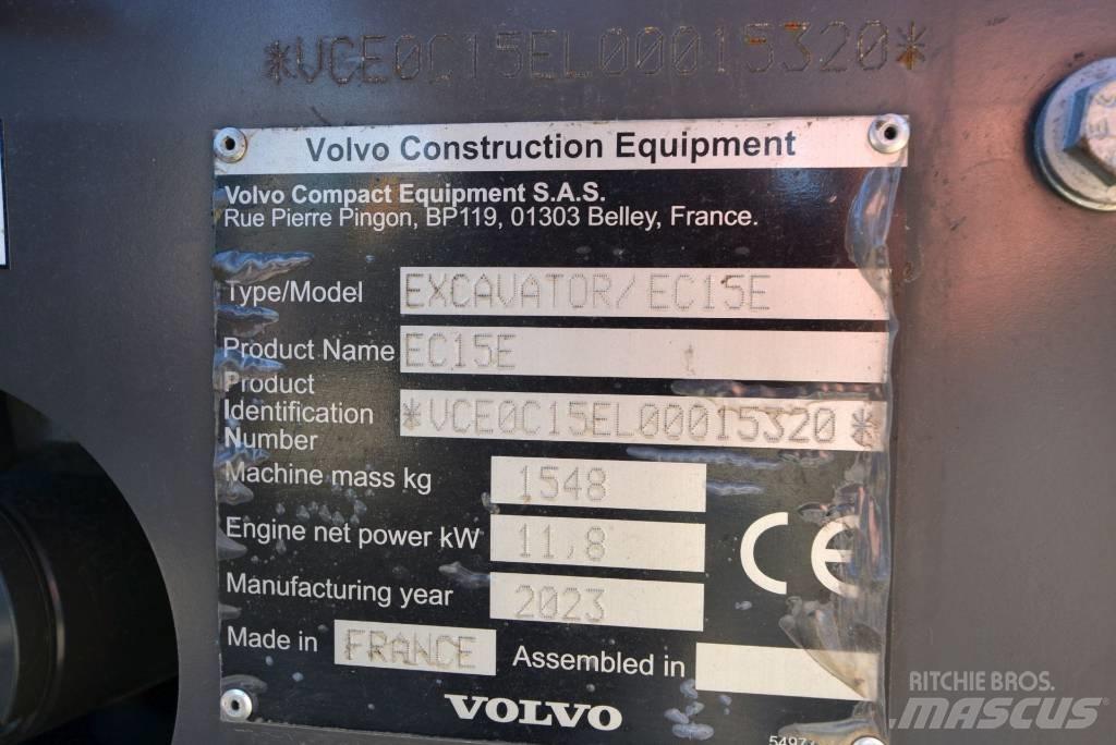 Volvo EC 15 E Mini ekskavatori < 7 t