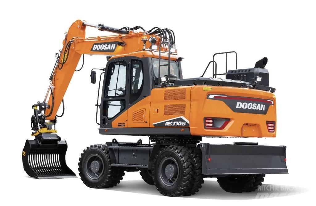 Doosan DX 170 W Ekskavatori uz riteņiem