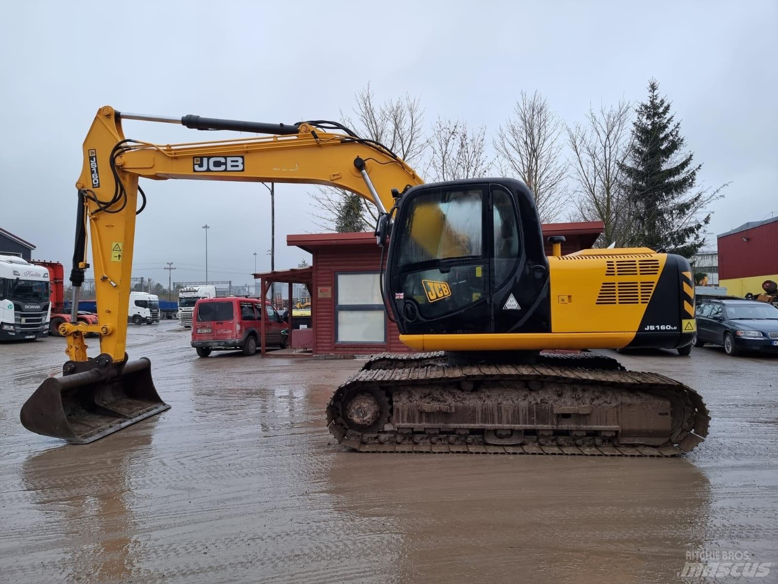 JCB JS 160 LC Kāpurķēžu ekskavatori