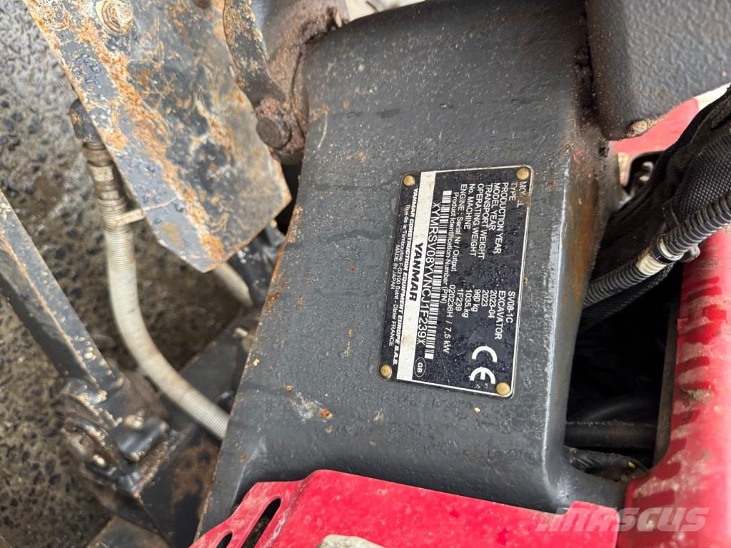 Yanmar SV08 (1F239) Mini ekskavatori < 7 t