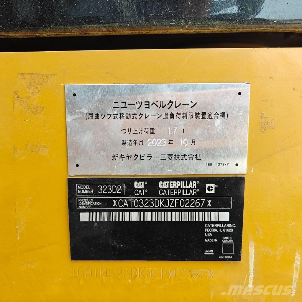 CAT 323 D L Kāpurķēžu ekskavatori
