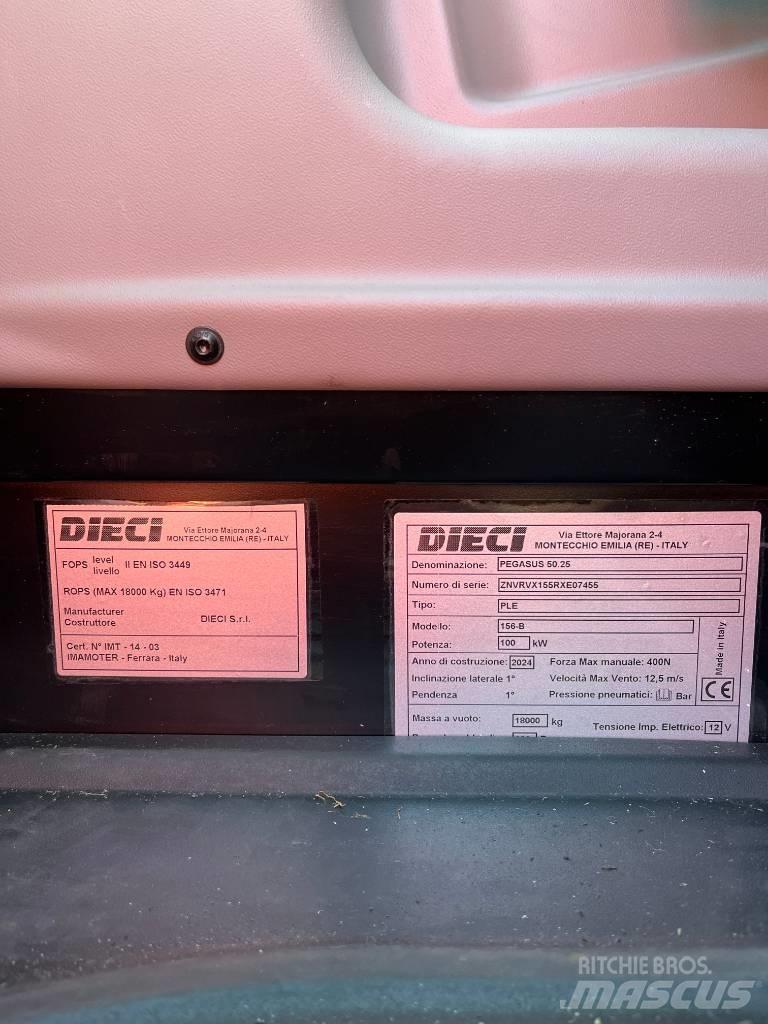 Dieci Pegaus 50.25 Teleskopiskie manipulatori