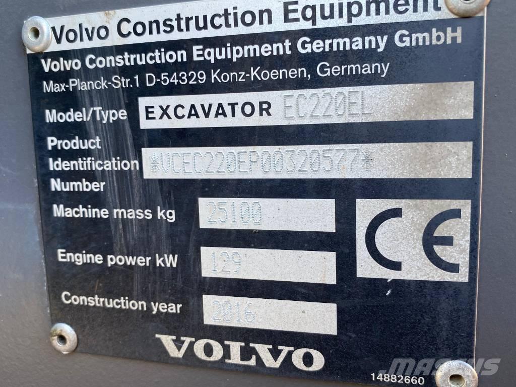 Volvo EC 220 E Kāpurķēžu ekskavatori