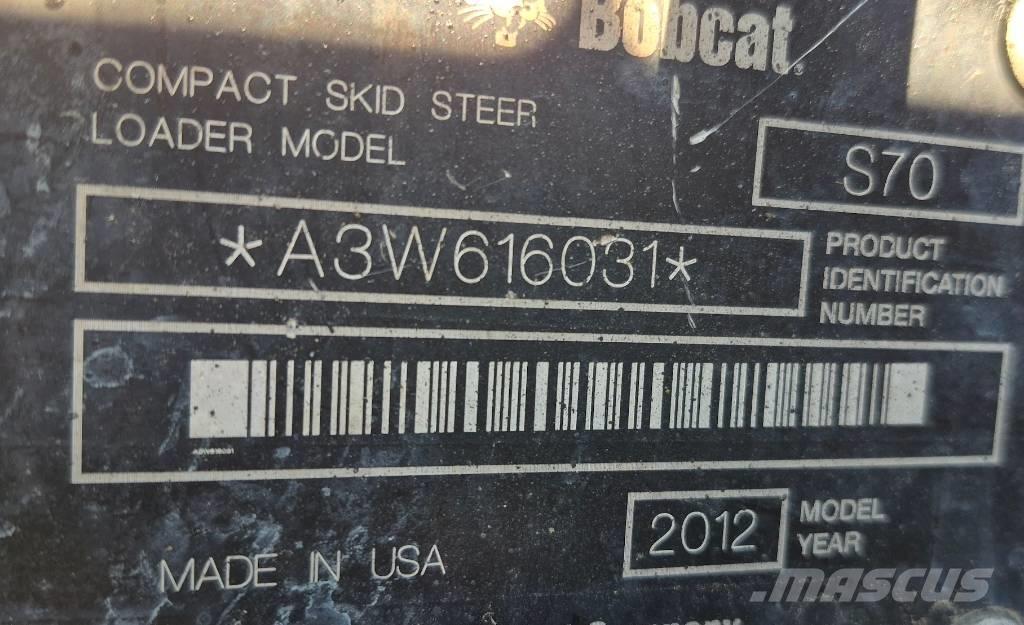 Bobcat S 70 Lietoti riteņu kompaktiekrāvēji