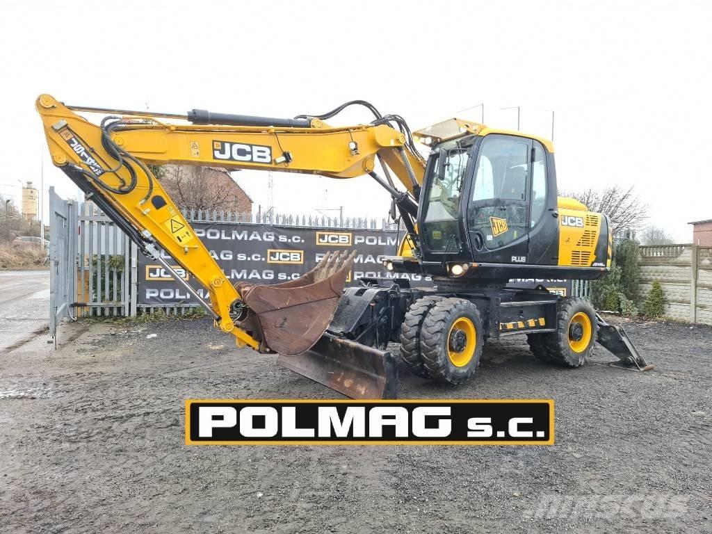 JCB JS 145 W Ekskavatori uz riteņiem
