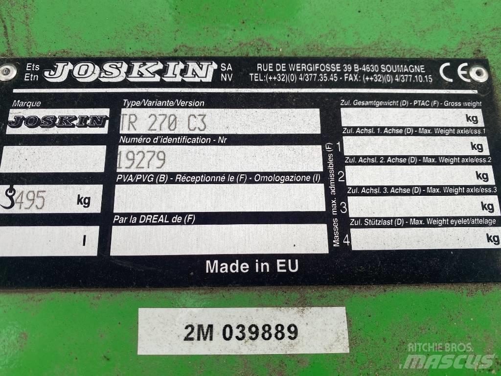 Joskin TR 270 C3 Pļaujmašīnas/pašgājēji