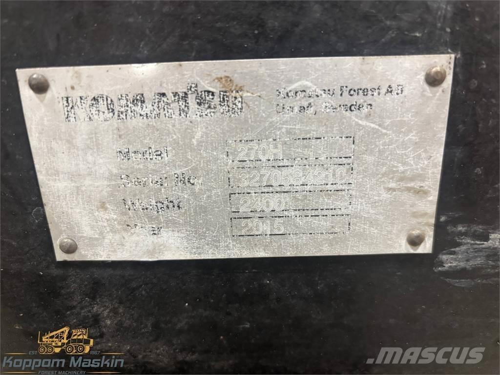 Komatsu 270H Mežizstrādes mašīnu krāni