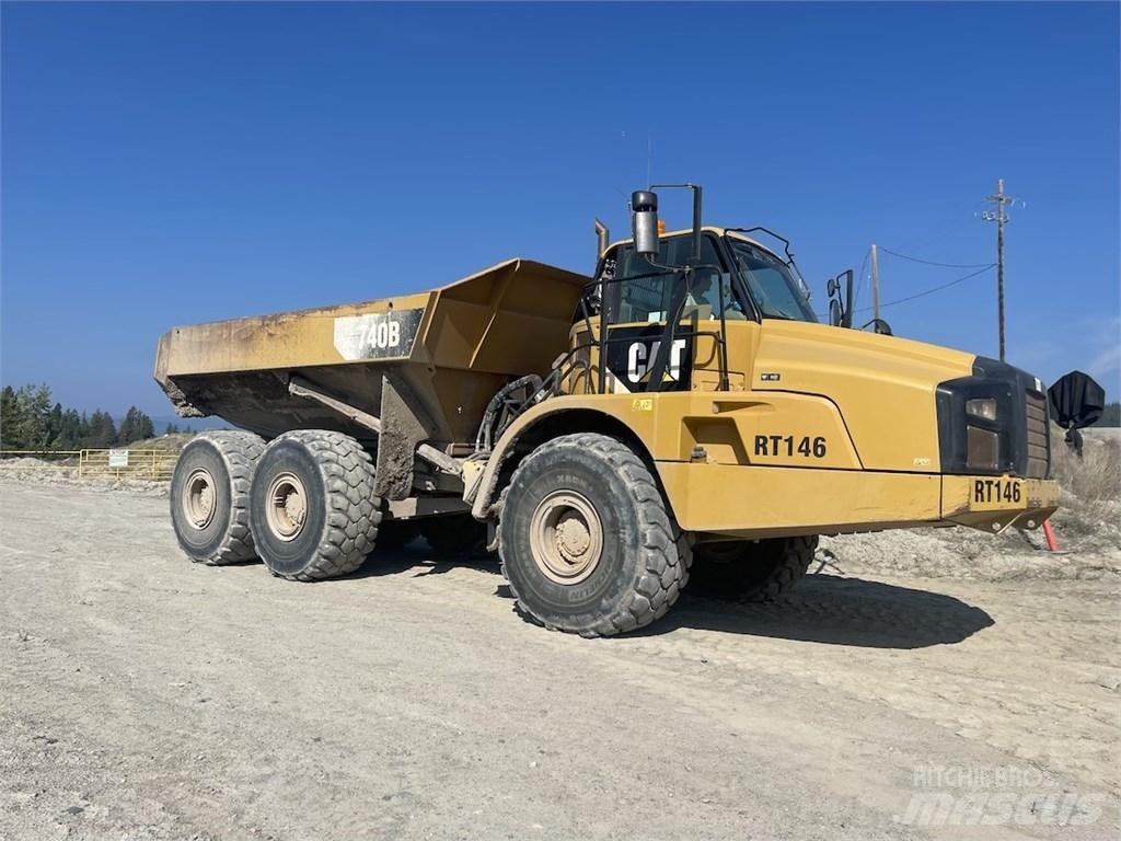 CAT 740B Artikulētie pašizgāzēji