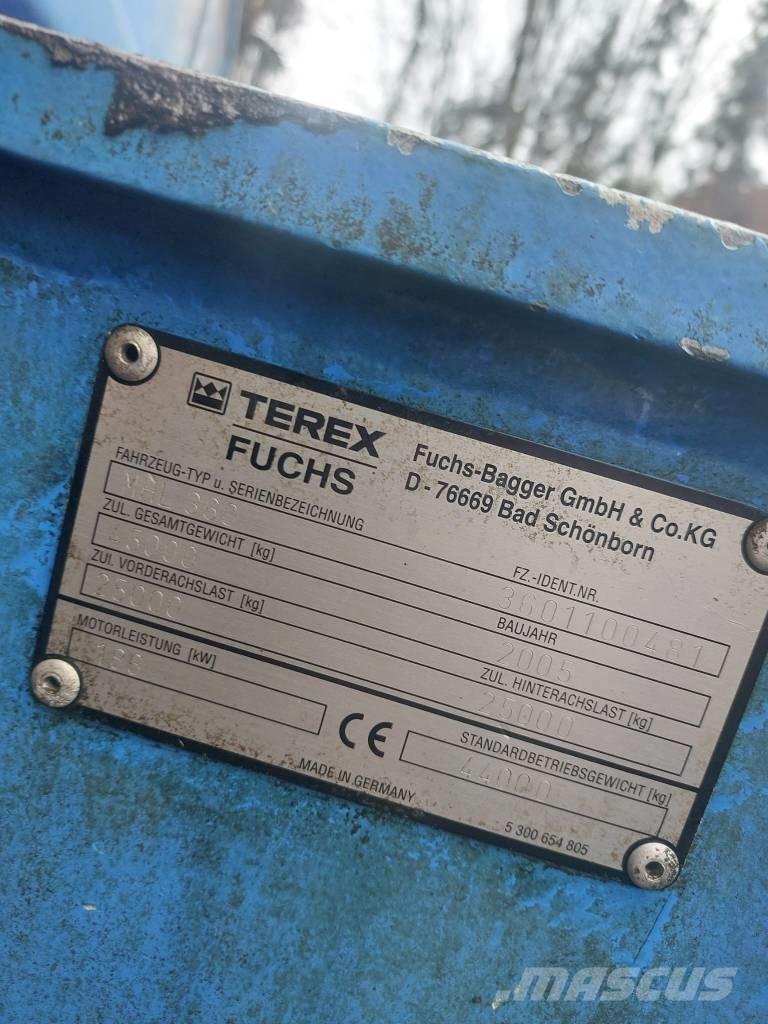 Terex Fuchs MHL 360 Demontāžas ekskavators