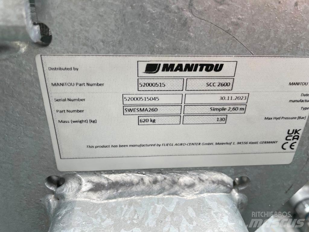 Manitou SCC 2600 Teleskopiskie manipulatori