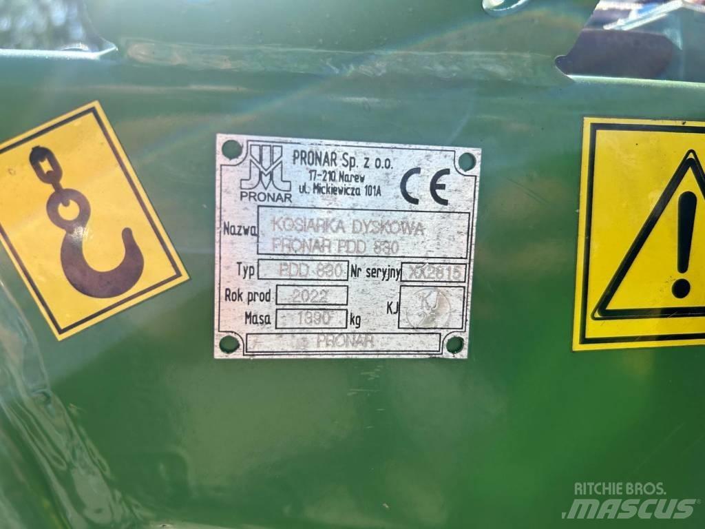 Pronar PDD830C Pļaujmašīnas ar kondicionieri