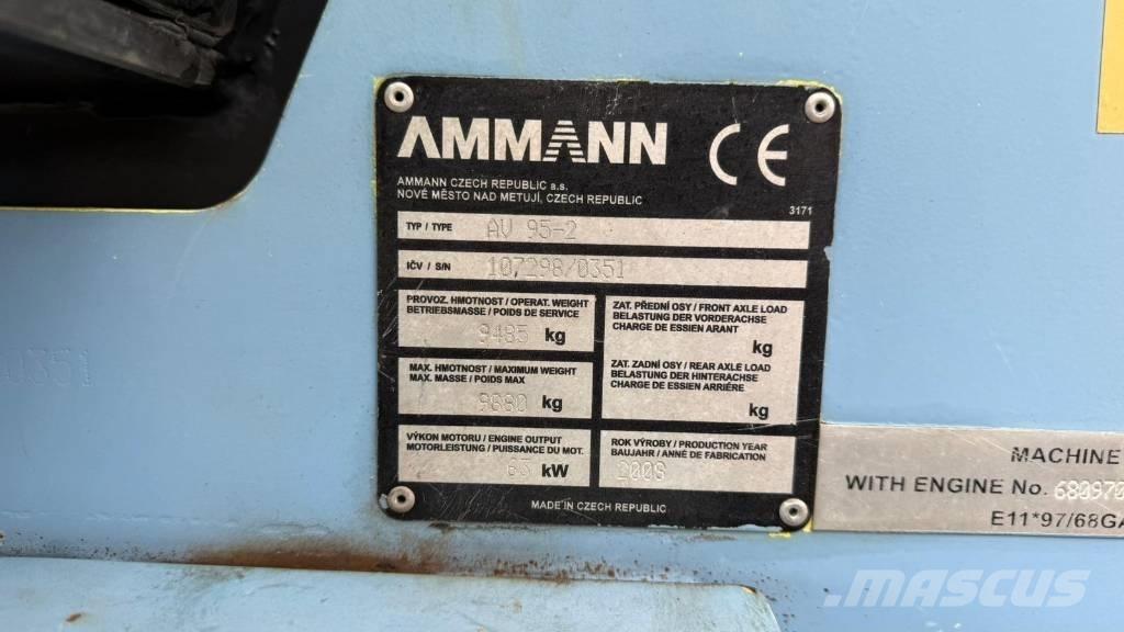 Ammann AV  95-2 Divvalču grunts veltņi