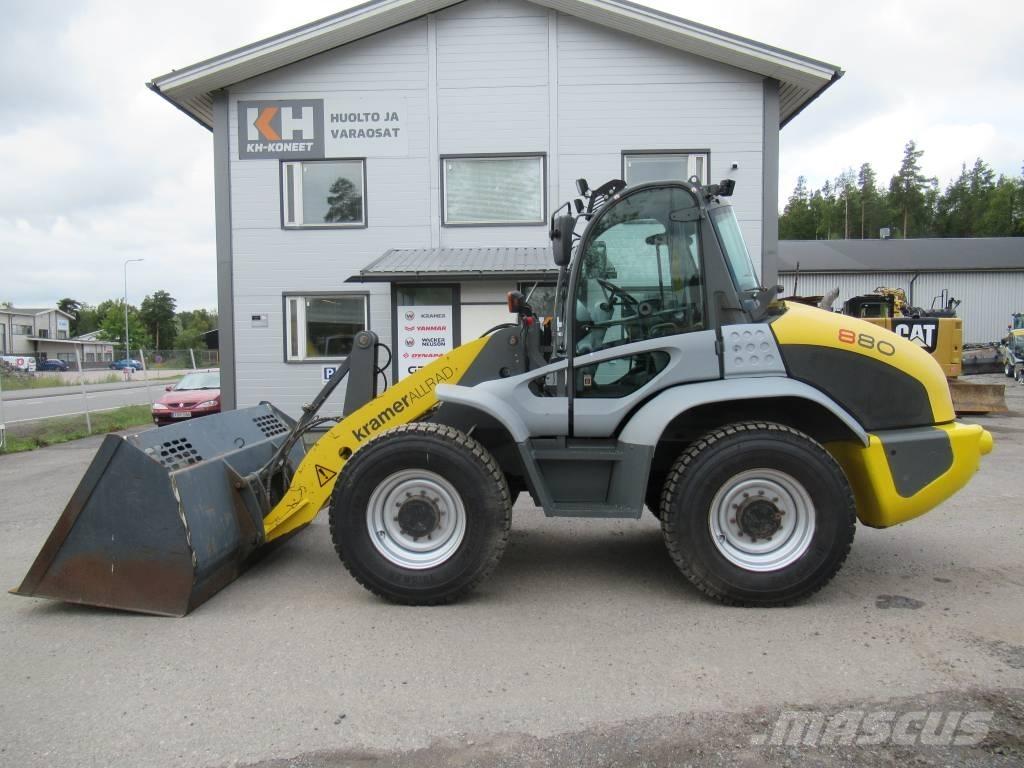 Kramer 880 2 x KAUHA Iekrāvēji uz riteņiem