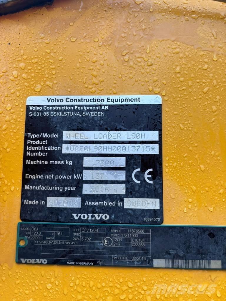 Volvo L 90 H Iekrāvēji uz riteņiem