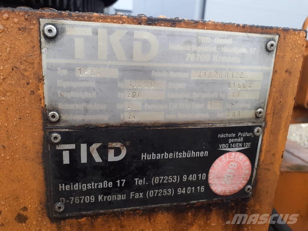 TKD 1800 Kompakts pacēlājs ar rotējošu strēli