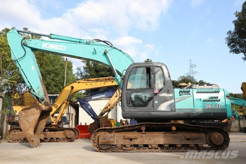 Kobelco SK 210-8 Kāpurķēžu ekskavatori