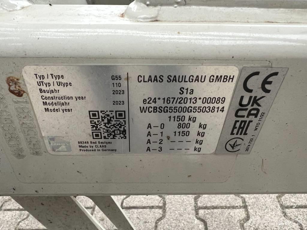 CLAAS Volto 1100 T Grābekļi un siena ārdītāji