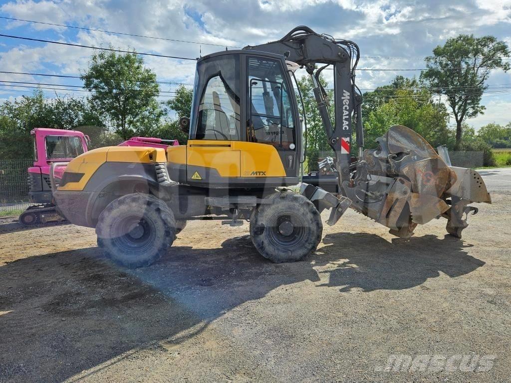 Mecalac 12 MTX Ekskavatori uz riteņiem