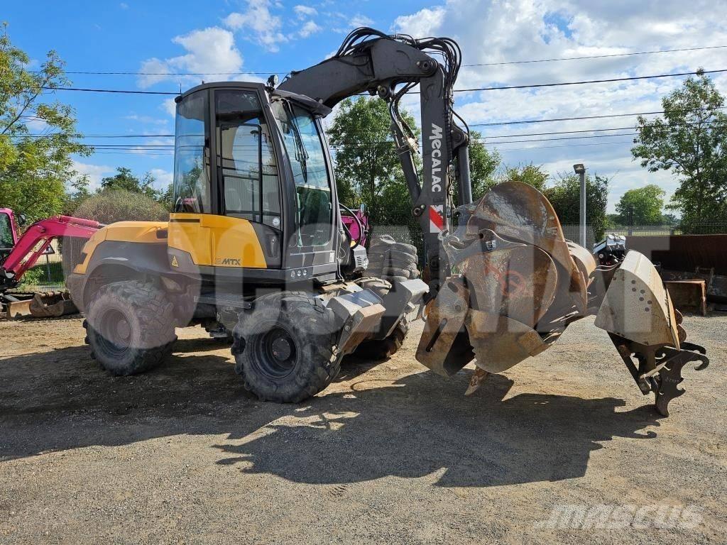 Mecalac 12 MTX Ekskavatori uz riteņiem