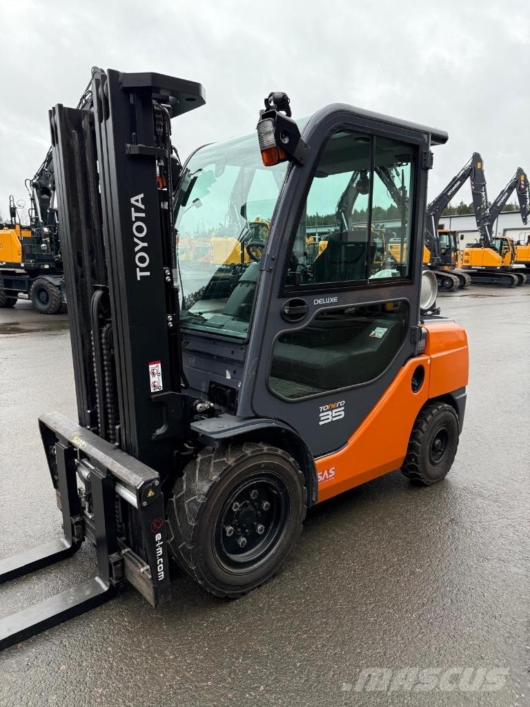 Toyota 02-8 FGJF 35 LPG tehnika