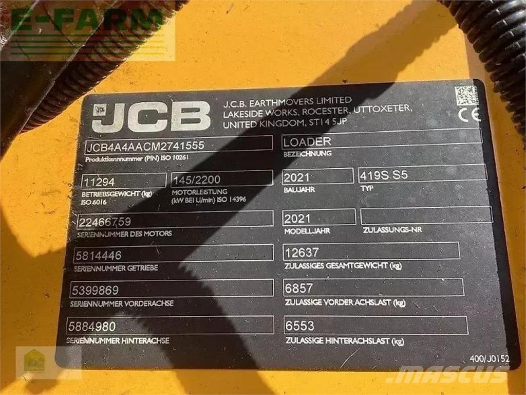 JCB 419s s5 Mini ekskavatori < 7 t