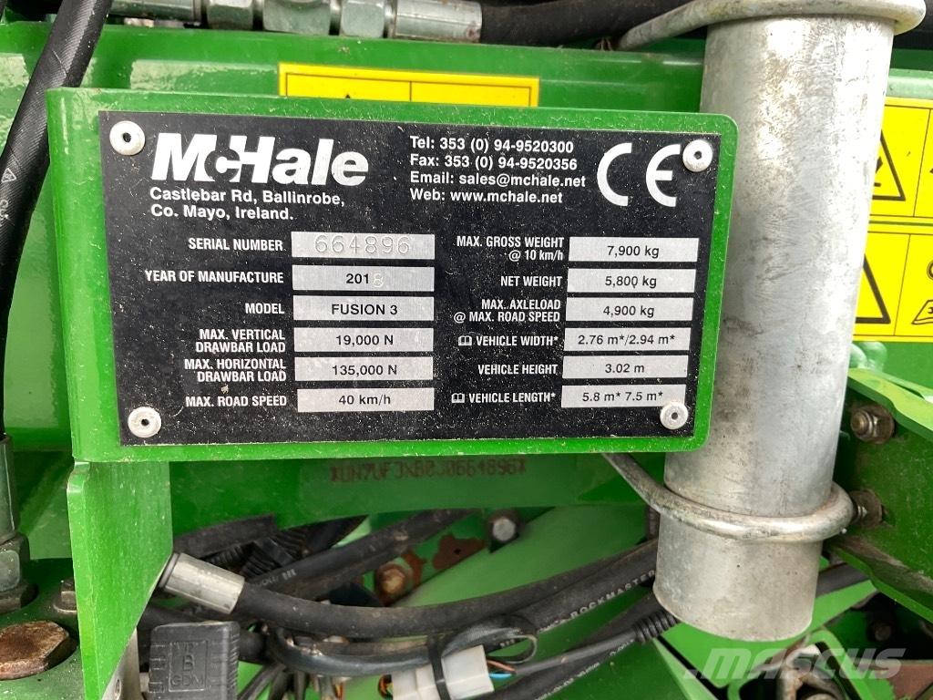 McHale Fusion 3 Rituļu preses