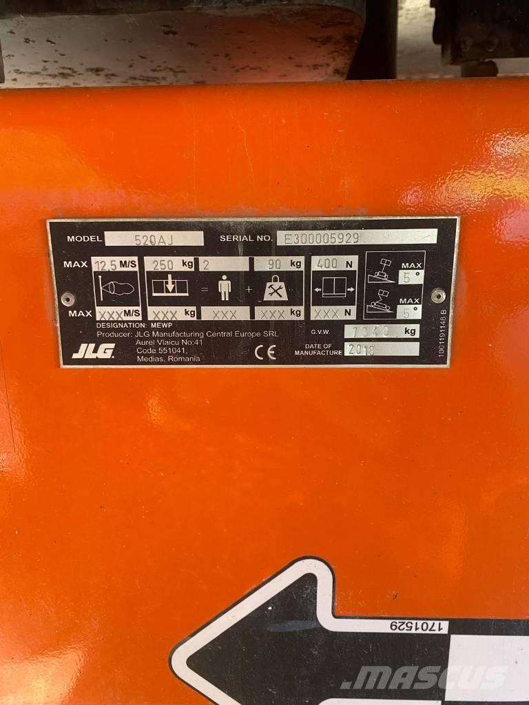 JLG 520 AJ Strēles pacēlāji