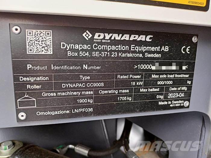 Dynapac CC900S Piekabināmie vibroveltņi