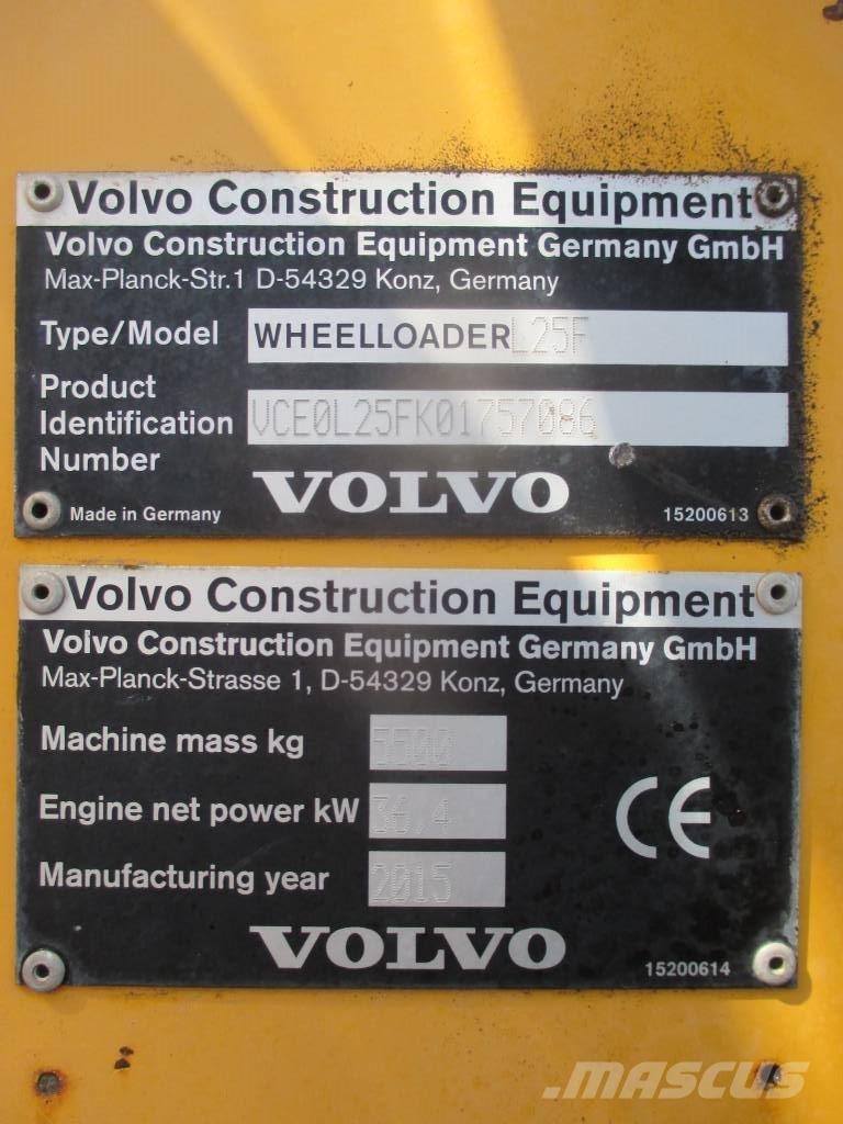 Volvo L 25 F Iekrāvēji uz riteņiem