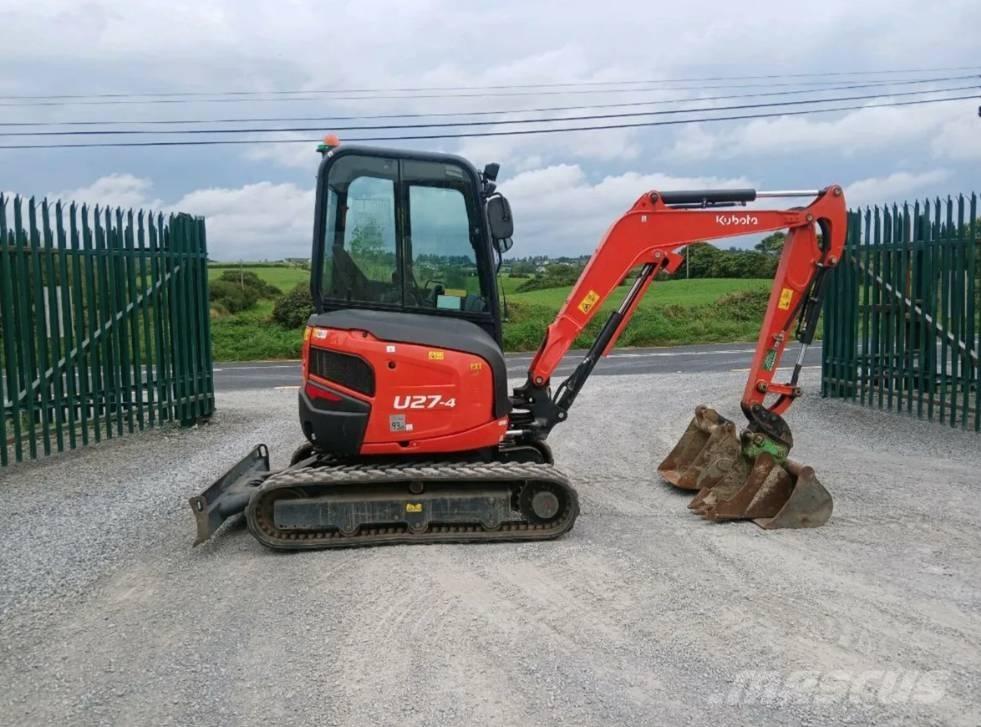 Kubota U 27-4 Mini ekskavatori < 7 t