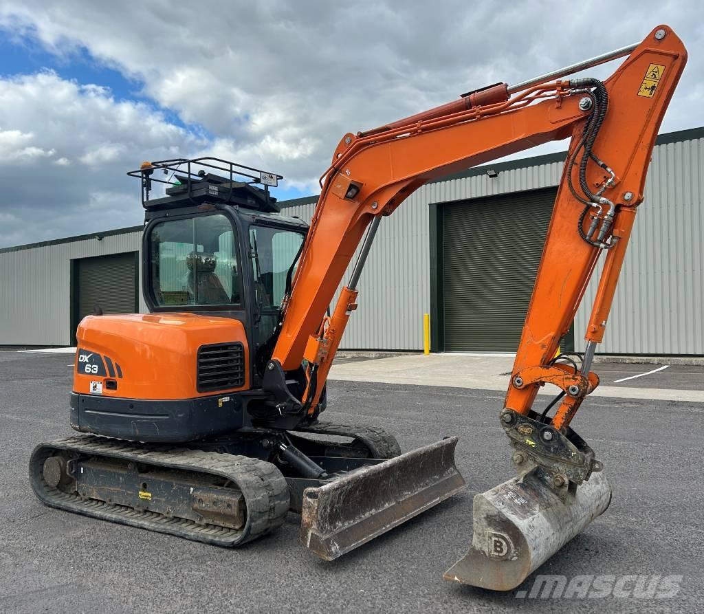 Doosan DX63-3 Kāpurķēžu ekskavatori