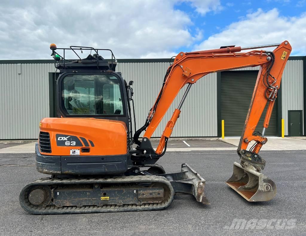 Doosan DX63-3 Kāpurķēžu ekskavatori