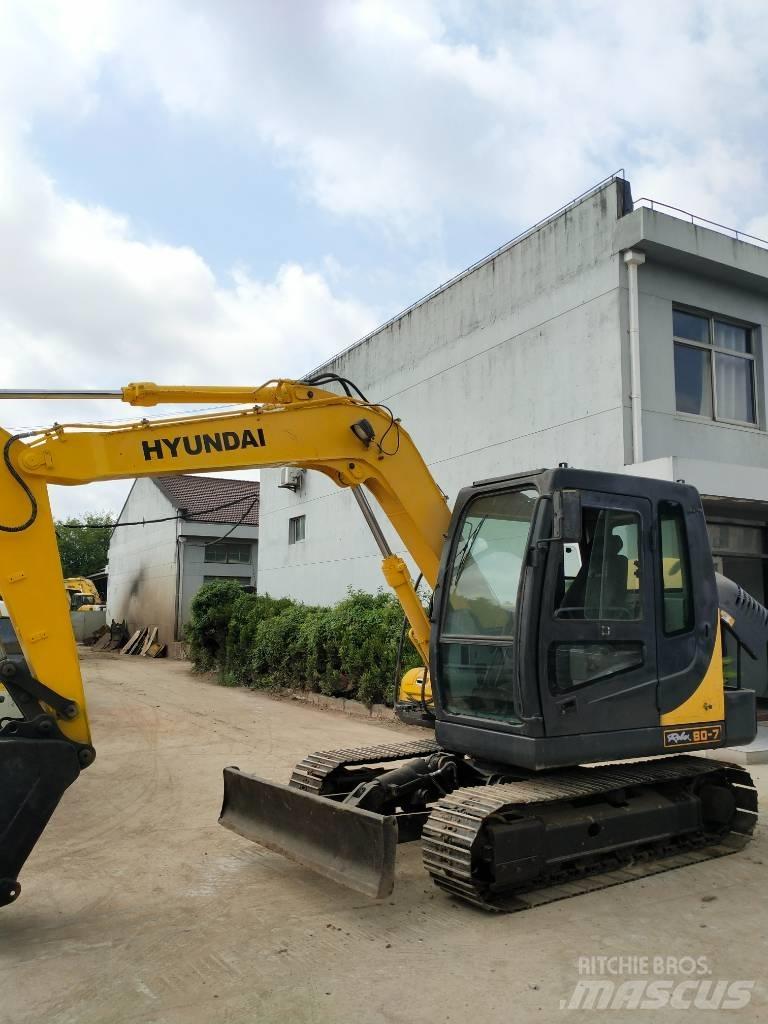 Hyundai 80-7 Kāpurķēžu ekskavatori