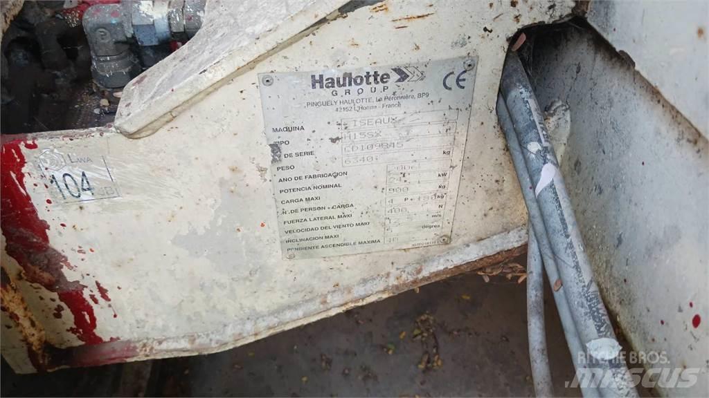 Haulotte H15SX Šķerveida pacēlāji